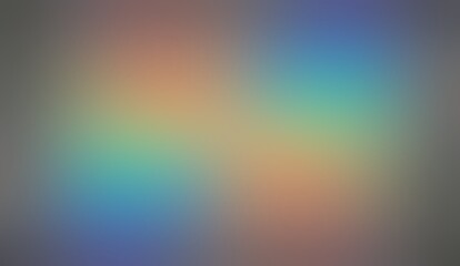 Dark holographic empty smooth background. Halftone gradient blurred texture.