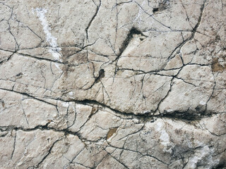 Detalle piedra agrietada
