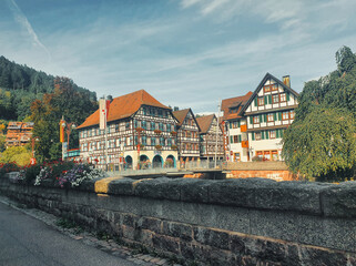 Fototapeta premium Típicas casas del Tirol