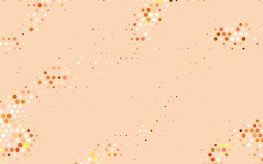 Light Brown vector Glitter abstract illustration with blurred drops of rain.