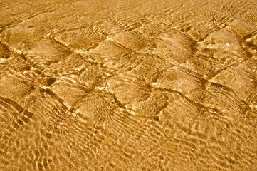 沖縄県宮古島　海に流れる湧水