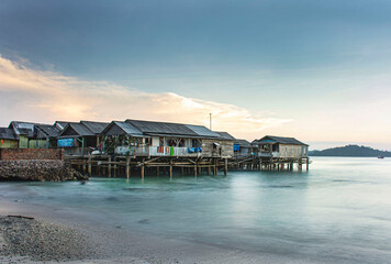 beach at sunset