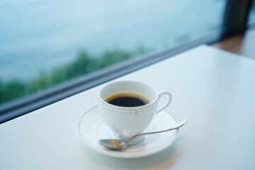 ホテルで飲むコーヒー