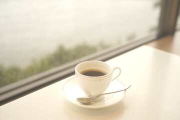 ホテルで飲むコーヒー