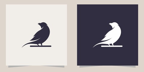 bird logo design vector template
