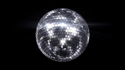Mirror Ball Disco Lights Club Dance Party Background