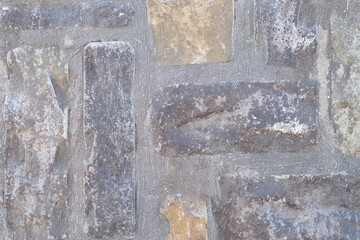 Part of a stone wall for background or texture