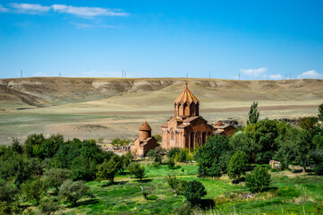 Famous Armenian Christian monastery of Marmashen in Armenia - 458044038