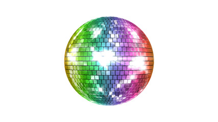 Mirror Ball Disco Lights Club Dance Party Glitter 3D illustration
