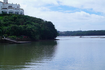 旅館から見える海の景色