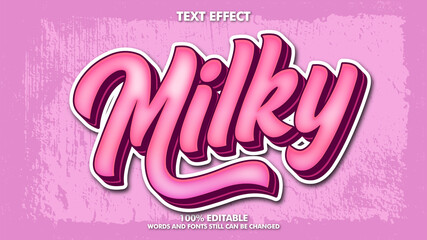 Pinky retro editable text effect
