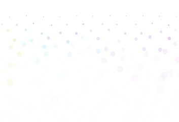Light Multicolor vector background with spots.