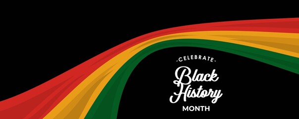 Celebrate black history month african american history celebration illustration