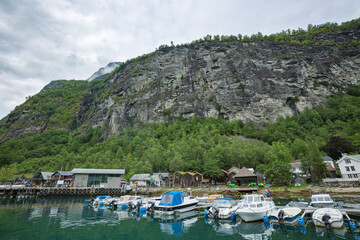 boats on the lake