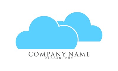 Cloud illustration vector logo