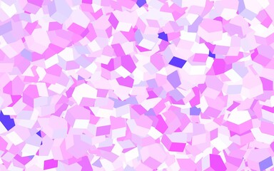Light Purple, Pink vector template in hexagonal style.
