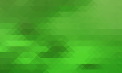 gradient bright green modern triangles abstract illustration background. digital futuristic mosaic triangles background for template, presentation. abstract green in low polygon pattern.