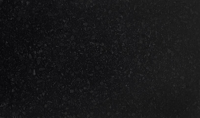 real black terrazzo marble pattern tile for interior flooring material.  grey terrazzo chips on...