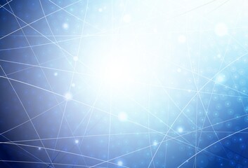 Dark BLUE vector template with repeated sticks.