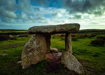 Lanyon Quoit - dolmen in Cornwall, England, United Kingdom