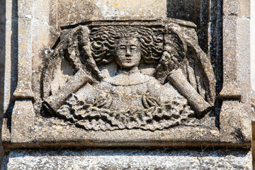 Detail of the Church of St. Mary the Virgin in East Bergholt, Suffolk