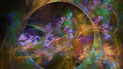 抽象的なフラクタルな高解像度の背景