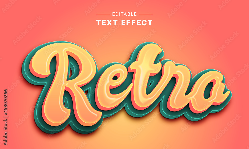 Poster editable text style effect - cartoon text style theme. comic text effect. graphic design template.