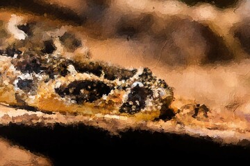 snake waiting