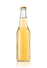 full bottle of flavored beer