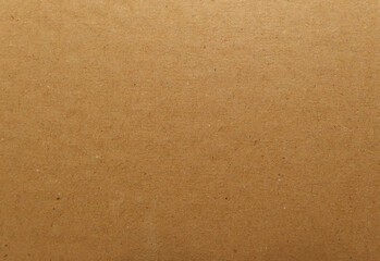 Close up of brown cardboard. It's made from recycled.