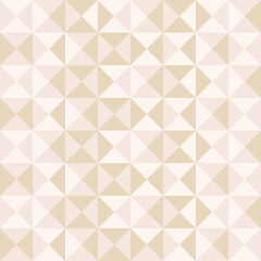 A modern pattern made up of a triangle of pastel colors. Seamless patterns for trendy fabrics, decorative pillows, wrapping paper, interior design. 