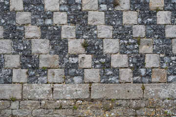 Sehr alte Steinmauer / Texturen / Hintergründe	
