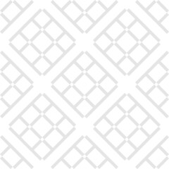 Seamless abstract pattern of formed shapes with small squares, diamonds and straight lines. Such a subtle vector ornament is used for print, business cards, wallpapers, covers, clothes.