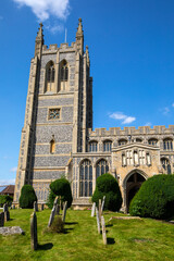 Fototapeta na wymiar Holy Trinity Church in Long Melford, Suffolk