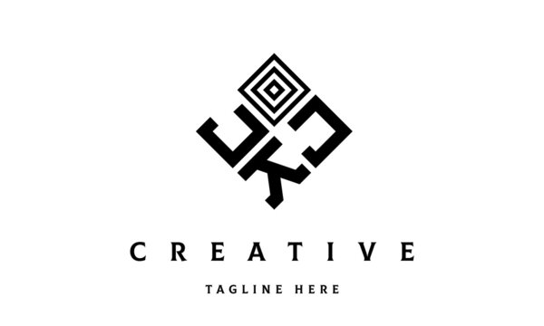 JJK square three latter logo vector