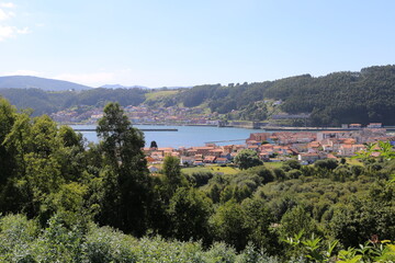 Naklejka premium Paisaje de Pueblo