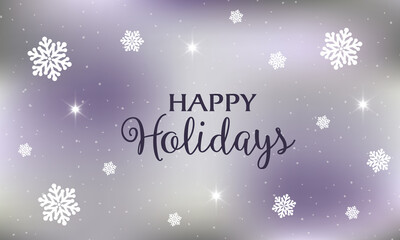 Happy holidays - Christmas background.