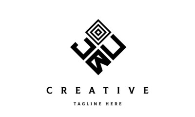 Obraz premium JUB square three latter logo vector