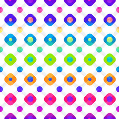 Colored circle geometric pattern.