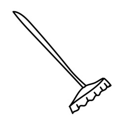 mop cleaning element broom for washing the floor handdrawn  doodle style