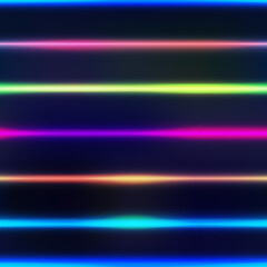 Neon stripes seamless pattern.