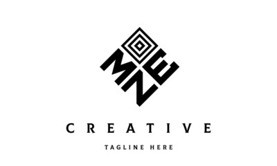 MEN square three latter logo vector