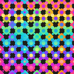 Fototapeta na wymiar Bright points seamless pattern.