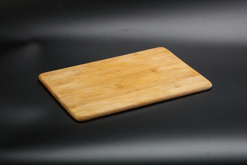 Wooden board for kitchen isolated