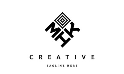 MKH square three latter logo vector