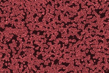 beautiful red bio random noise computer graphic texture or background illustration