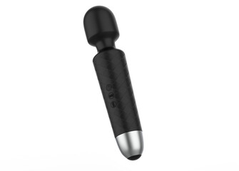 The Original Wireless 20x Multi-Speed Vibrations Compact Power Personal Handheld Wand Massager. 3d illustration