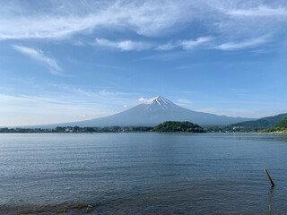 河口湖 富士山 富士五胡 富士箱根伊豆国立公園 山梨県
