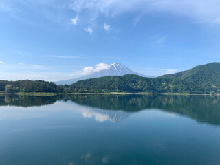 河口湖 富士山 富士五胡 富士箱根伊豆国立公園 山梨県