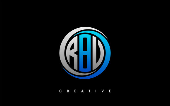 RBV Letter Initial Logo Design Template Vector Illustration
